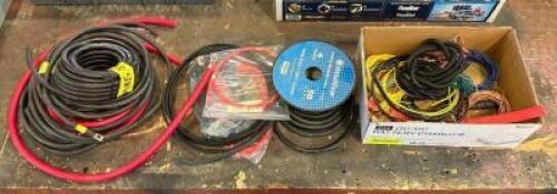 ASSORTED CABLE AND WIRE AS SHOWN