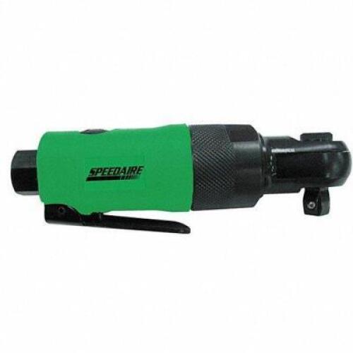 DESCRIPTION: (1) 3/8" DRIVE, MINI AIR RATCHET BRAND/MODEL: SPEEDAIRE 10D236 INFORMATION: GENERAL DUTY, 90 PSI RETAIL$: $121.00 SIZE: 3/8" SQUARE DRIVE