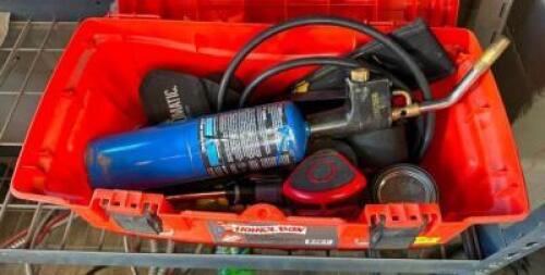 TOOLBOX WITH ASSORTED TOOLS