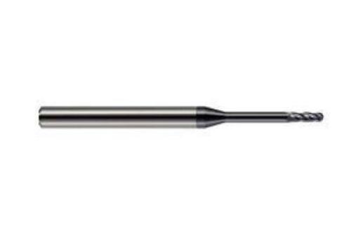 DESCRIPTION: (9) SOLID CARBIDE, CENTER CUTTING BALL END MILLS BRAND/MODEL: HARVEY TOOL 76830-C3 INFORMATION: 4 FLUTE, ALTIN FINISH RETAIL$: $70.23 EAC