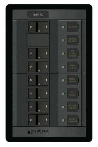 120 VOLT AC MAIN + BRANCH CIRCUIT BREAKER PANEL