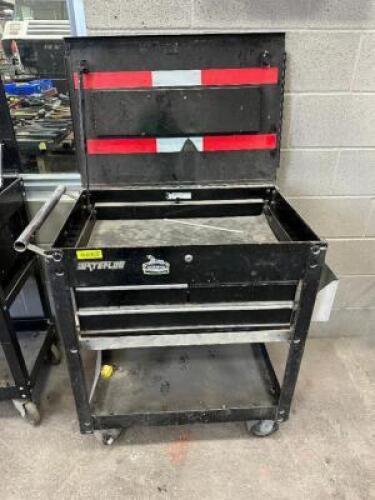 WATERLOO 34" FOUR DRAWER METAL TOOL CART