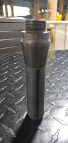 DESCRIPTION: (1) TAPER SHANK ARBOR BRAND/MODEL: TAPMATIC 20887 INFORMATION: R8 TAPER SIZE, THREADED MOUNT RETAIL$: $213.57 SIZE: R8 TO 7/8-20 QTY: 1
