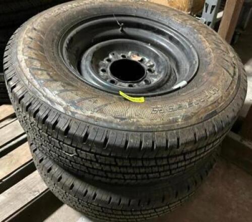 (2) DYNAPRO AS LT245/75R16 TIRES W/ RIMS