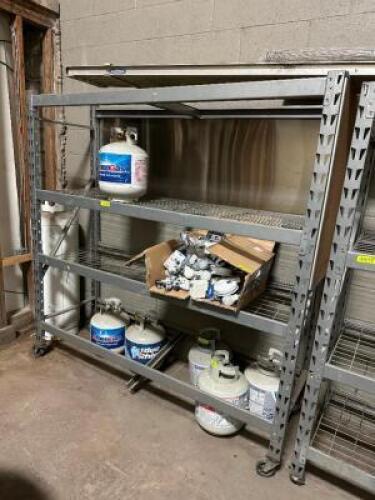 72" X 24" FOUR TIER METAL SHELF