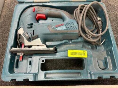 BOSCH ELECTRIC JIG SAW W/ CASE.