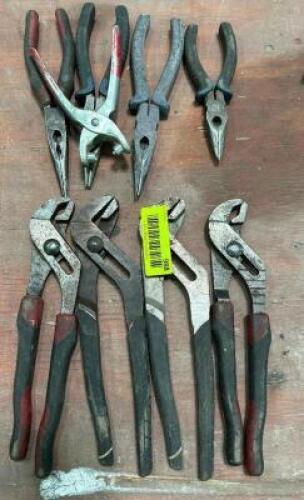 (9) ASSORTED HAND TOOLS