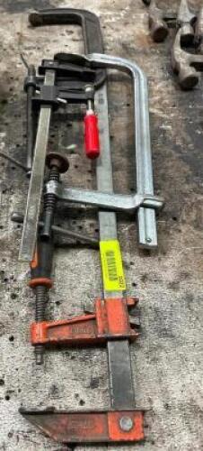 (2) ASSORTED BAR CLAMPS