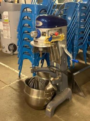 30 QT. FLOOR MIXER WITH (3) MIXING HEADS
