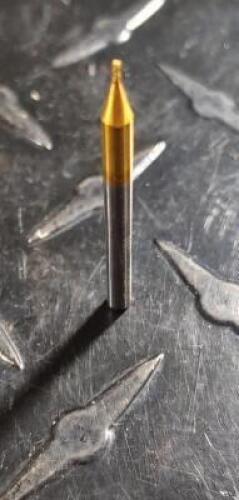 DESCRIPTION: (20) 170M 1/32" STUB END MILL BRAND/MODEL: GARR 170M INFORMATION: TIN COATED RETAIL$: $215.00 SIZE: 1/32" QTY: 20