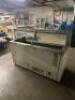 68" CURVED GLASS ICE CREAM CABINET - 7