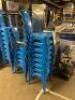 (4) - BLUE DINING CHAIRS - 2