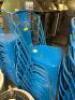 (4) - BLUE DINING CHAIRS - 4
