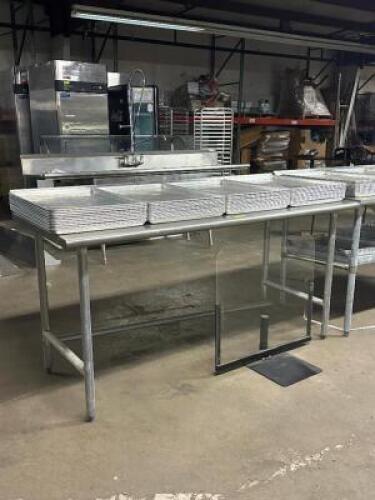 6 FT. STAINLESS STEEL PREP TABLE