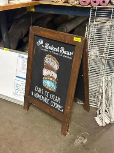 A FRAME SIDE WALK SIGN