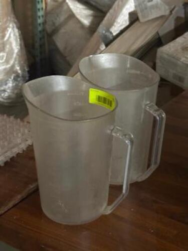 (2) - WATER PITCHERS