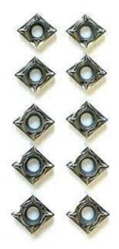 DESCRIPTION: (20) CARBIDE CNGG 120402-F-J-P FINISHING INSERTS BRAND/MODEL: MITSUBISHI KD0288YHJM4H6 RETAIL$: $299.88 QTY: 20