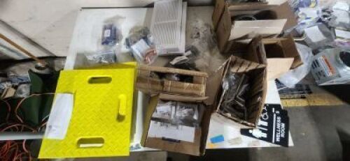 DESCRIPTION: (1) TABLE OF MISC ITEMS QTY: 1