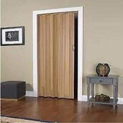 DESCRIPTION: (1) ACCORDION FOLDING DOOR BRAND/MODEL: HOME STYLE DECO INFORMATION: LINEN SIZE: 24-36" X 80" RETAIL$: $85.75 EA QTY: 1