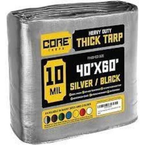 DESCRIPTION: (1) TARP INFORMATION: SILVER / BLACK SIZE: 40" X 60" RETAIL$: $299.95 EA QTY: 1