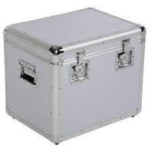 DESCRIPTION: (1) HARD CASE WITH LATCHES BRAND/MODEL: VESTIL INFORMATION: ALUMINUM SIZE: 16.15" X 21.5" X 19.15" RETAIL$: $154.54 EA QTY: 1