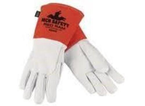 DESCRIPTION: (12) PAIRS OF CUTPRO WORK GLOVES BRAND/MODEL: MCR SAFETY #4840KL INFORMATION: WHITE AND ORANGE SIZE: A5, LARGE RETAIL$: $19.00 PER PAIR Q
