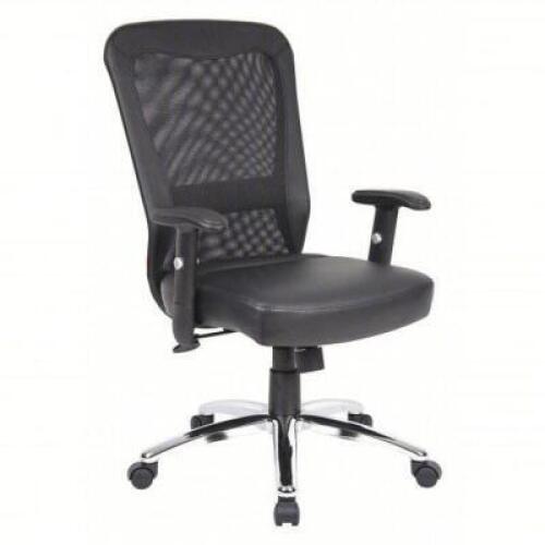DESCRIPTION: (1) EXECUTIVE CHAIR BRAND/MODEL: BOSS #423M52 INFORMATION: BLACK SIZE: 275 LB CAPACITY RETAIL$: $317.55 EA QTY: 1
