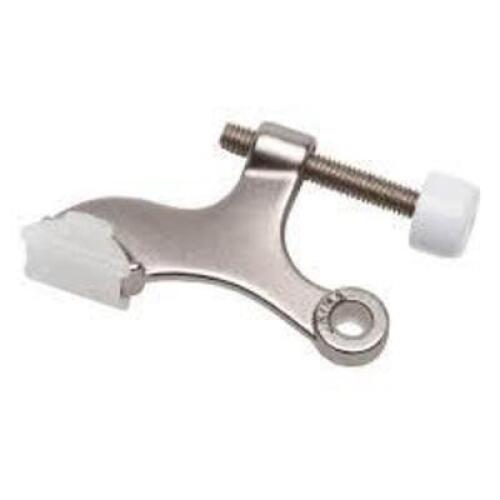 DESCRIPTION: (2) DOOR STOPPERS INFORMATION: MUST COME INSPECT SIZE: CHROME FINISH RETAIL$: $35.00 EA QTY: 2