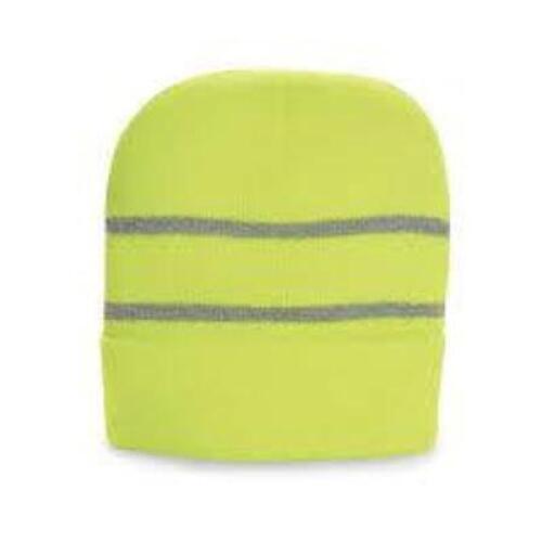 DESCRIPTION: (12) SOCK HATS INFORMATION: HI VIZ YELLOW AND REFLECTIVE SIZE: UNIVERSAL RETAIL$: $7.00 EA QTY: 12