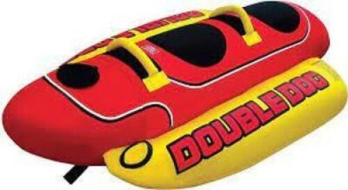 DESCRIPTION: (1) TOWABLE RAFT BRAND/MODEL: AIRHEAD DOUBLE DOG SIZE: 1-2 RIDERS RETAIL$: $122.00 EA QTY: 1