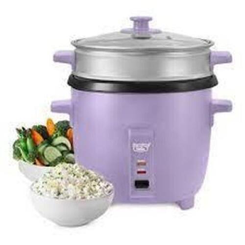 DESCRIPTION: (1) RICE COOKER AND STEAMER BRAND/MODEL: BELLA SO YUMMY INFORMATION: PURPLE SIZE: 16 CUPS RETAIL$: $24.99 EA QTY: 1