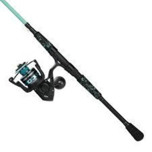 DESCRIPTION: (1) FISHING REEL AND POLE BRAND/MODEL: PENN INFORMATION: TURQUOISE RETAIL$: $94.07 EA QTY: 1