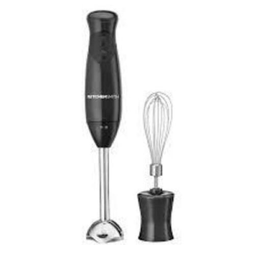 DESCRIPTION: (1) IMMERSION BLENDER BRAND/MODEL: KITCHENSMITH INFORMATION: BLACK RETAIL$: $20.00 EA QTY: 1