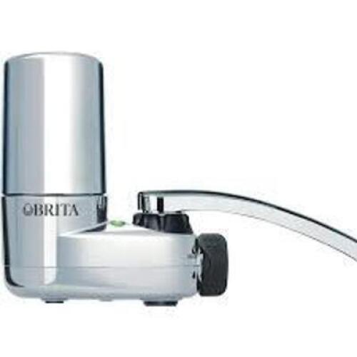 DESCRIPTION: (1) FAUCET MOUNT SYSTEM BRAND/MODEL: BRITA ELITE INFORMATION: CHROME RETAIL$: $30.57 EA QTY: 1