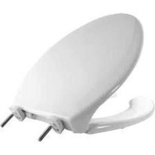 DESCRIPTION: (2) PLASTIC TOILET SEAT BRAND/MODEL: BEMIS #7850TDG INFORMATION: WHITE RETAIL$: $47.19 EA QTY: 2