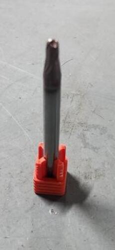 DESCRIPTION: (1) PVD COATED BALL END MILL BRAND/MODEL: MILLSTAR BM40HSN SIZE: 1/2" DIA 1/2" LOC RETAIL$: $153.79 QTY: 1