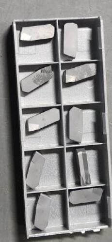 DESCRIPTION: (20) GIMF GROOVING AND PARTING INSERTS BRAND/MODEL: ISCAR GIMF 508 SIZE: $21.25 PER INSERT QTY: 20