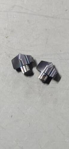 DESCRIPTION: (2) SOLID CARBIDE DRILL TIP INSERTS BRAND/MODEL: ISCAR QCP-0445-2M RETAIL$: $212.12 QTY: 2