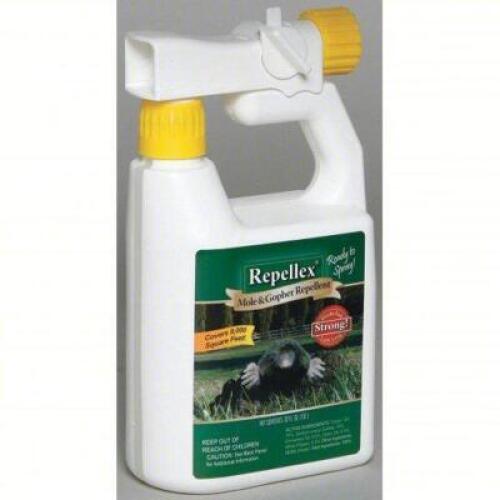 DESCRIPTION: (2) MOLE AND GOPHER REPELLENT BRAND/MODEL: REPELLEX #9XXG0 SIZE: 32 FL OZ RETAIL$: $21.18 EA QTY: 2