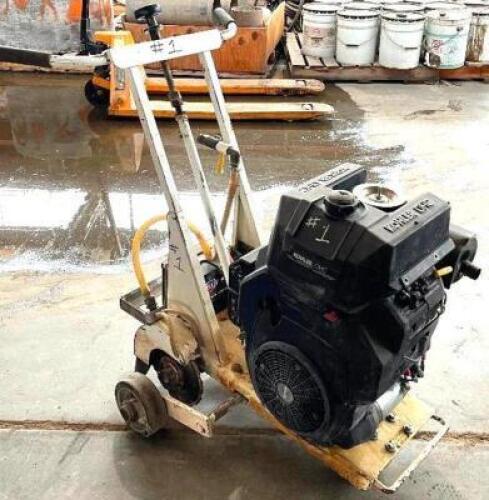 WECO M16RC WALK BEHIND CONCRETE SAW