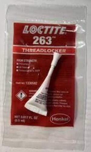 DESCRIPTION: (1) CASE OF (40) THREADLOCKER BRAND/MODEL: LOCTITE 263 SIZE: 0.5 ML RETAIL$: $60.00 EA QTY: 1
