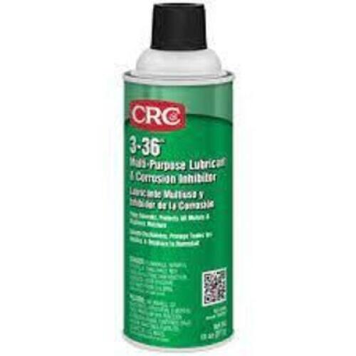 DESCRIPTION: (4) MULTI-PURPOSE LUBRICANT AND CORROSION INHIBITOR BRAND/MODEL: CRC 3-36 #030076 SIZE: 1 PT RETAIL$: $170.00 EA QTY: 4