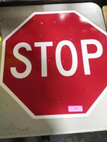 DESCRIPTION: (1) STOP SIGN QTY: 1