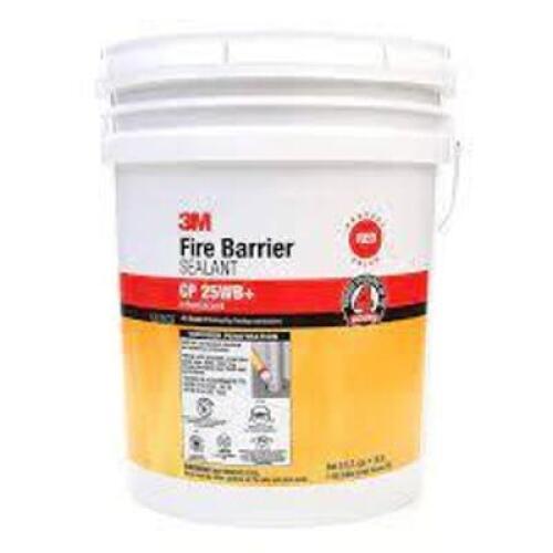 DESCRIPTION: (1) FIRE BARRIER SEALANT BRAND/MODEL: 3M CP 25WB+ SIZE: 5 GALLON RETAIL$: $300.00 EA QTY: 1