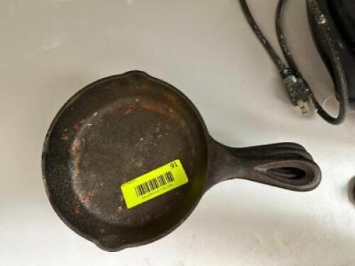 (6)- CAST IRON SKILLETS