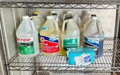 ASSORTED CLEANING CHEMICALS