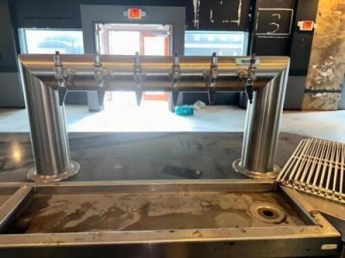 STAINLESS STEEL 6 FAUCET TAP TOWER