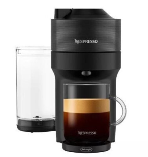 DESCRIPTION: (1) VERTUO POP COFFEE MAKER AND ESPRESSO MACHINE BRAND/MODEL: NESPRESSO INFORMATION: BLACK RETAIL$: $130.00 EA QTY: 1