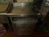 (2) 29" STAINLESS SOIL AND CLEAN TABLES. - 2