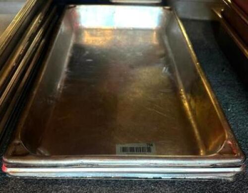 (3) FULL SIZE STAINLESS INSERTS